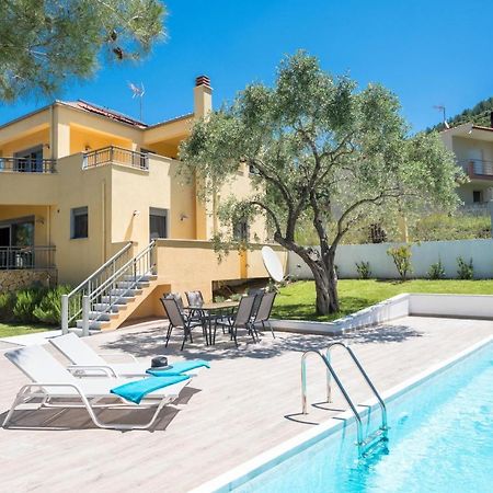 Louloudis Pool Villa Skala Rachoni  Eksteriør bilde