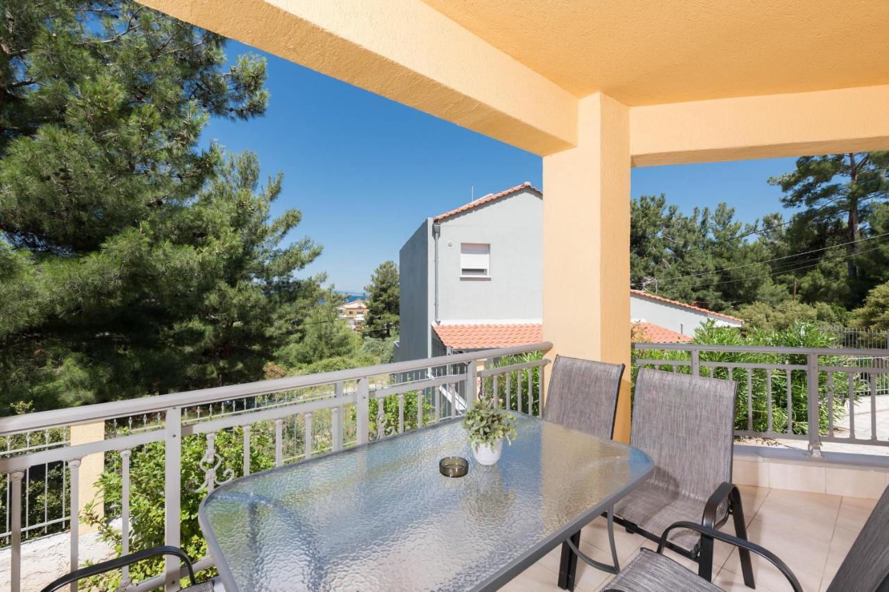 Louloudis Pool Villa Skala Rachoni  Eksteriør bilde