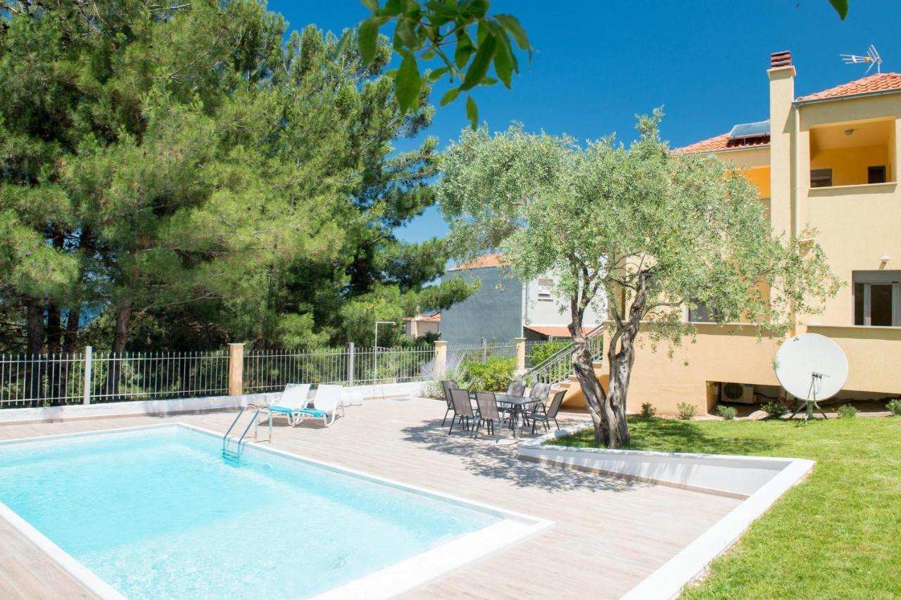 Louloudis Pool Villa Skala Rachoni  Eksteriør bilde