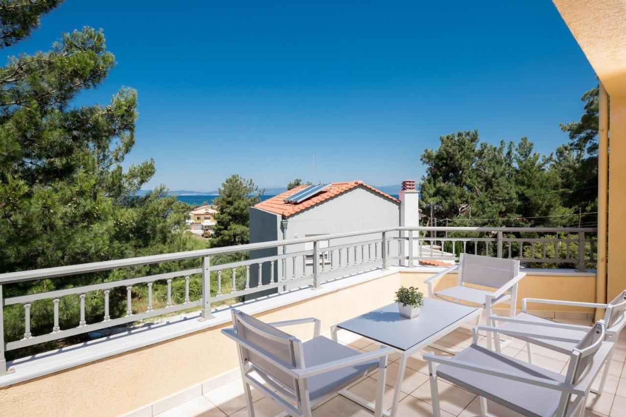 Louloudis Pool Villa Skala Rachoni  Eksteriør bilde