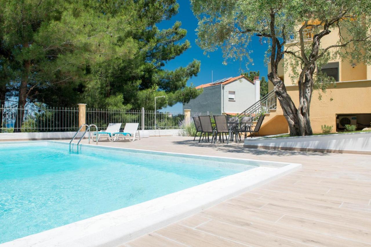 Louloudis Pool Villa Skala Rachoni  Eksteriør bilde
