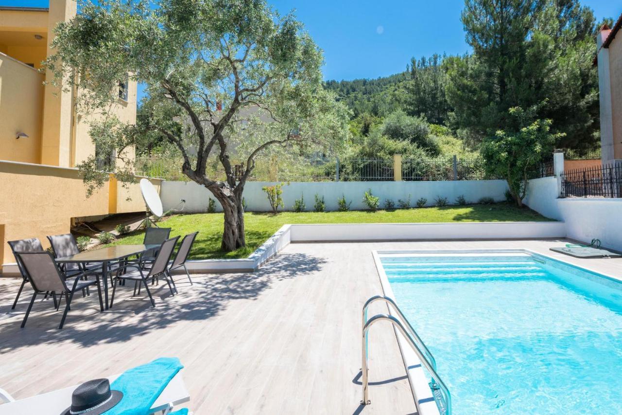 Louloudis Pool Villa Skala Rachoni  Eksteriør bilde