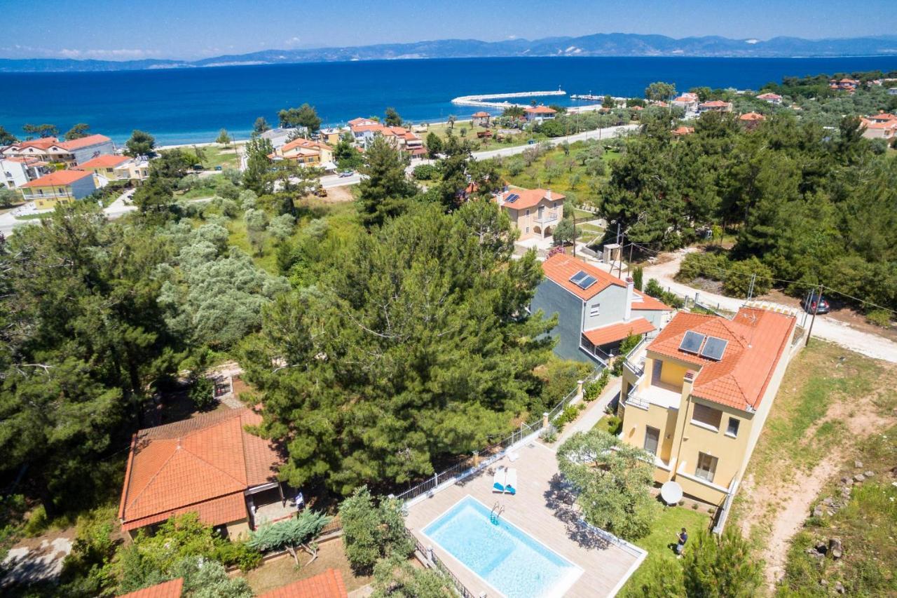 Louloudis Pool Villa Skala Rachoni  Eksteriør bilde